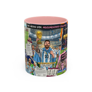 Messi Mugumentary Collage Mug | Accent Coffee Mug