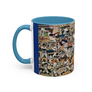 Baseball Legends Collage Mug | Accent Coffee Mug 11oz 15oz