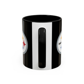 Pittsburgh Steelers Accent Coffee Mug — NFL Team Logo Ceramic (11/15oz)
