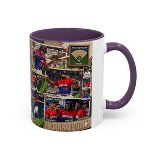 Dominican Baseball Classic Collage Mug | Accent Coffee Mug