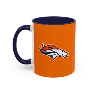 Denver Broncos Accent Coffee Mug — NFL Team Logo 11/15oz