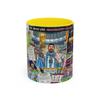 Messi Mugumentary Collage Mug | Accent Coffee Mug