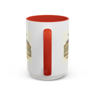 Yankee Stadium Illustration Accent Coffee Mug | Baseball Fan, Sports Collectible