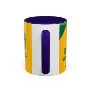 Brasil World Cup 2026 Mug | Yellow Soccer Crest, 11oz or 15oz