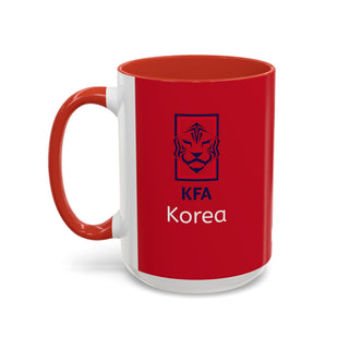 Korea Football Logo Coffee Mug | Accent Color 11oz 15oz
