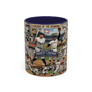 Baseball Legends Collage Mug | Accent Coffee Mug 11oz 15oz