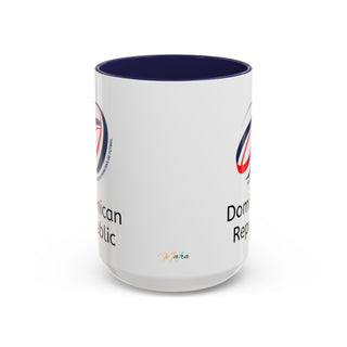 Dominican Republic Football Logo Mug | Accent Coffee Mug 11oz 15oz