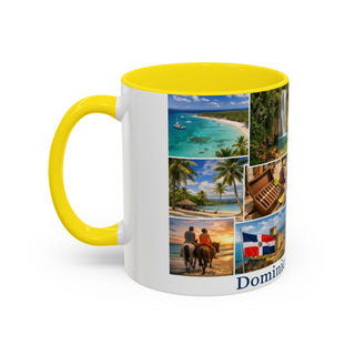 Dominican Republic Photo Collage Mug | Accent Coffee Mug