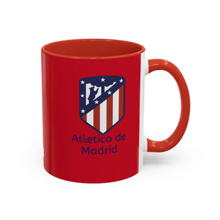 Atletico de Madrid Crest Mug | Accent Coffee Mug 11oz 15oz