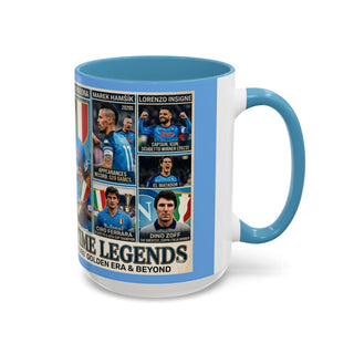 Napoli All-Time Legends Mug | Maradona Collage Coffee Mug