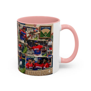 Dominican Baseball Classic Collage Mug | Accent Coffee Mug
