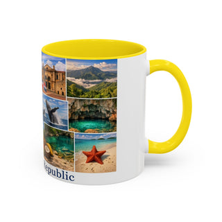 Dominican Republic Photo Collage Mug | Accent Coffee Mug