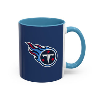 Tennessee Titans Accent Coffee Mug — Navy NFL Logo (11oz & 15oz)