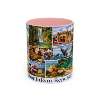 Dominican Republic Photo Collage Mug | Accent Coffee Mug