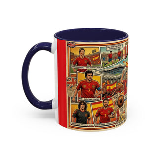 La Selección de España Soccer Legends Mug | Accent Coffee Mug 11oz or 15oz