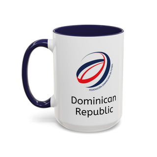 Dominican Republic Football Logo Mug | Accent Coffee Mug 11oz 15oz