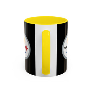 Pittsburgh Steelers Accent Coffee Mug — NFL Team Logo Ceramic (11/15oz)