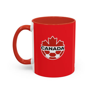 Canada Soccer Logo Mug | Accent Coffee Mug 11oz 15oz