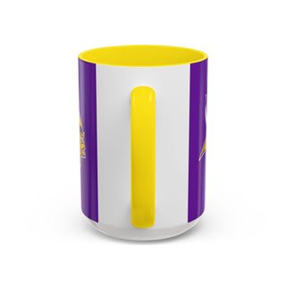 Minnesota Vikings Accent Coffee Mug – Purple & Yellow Team Logo 11/15oz
