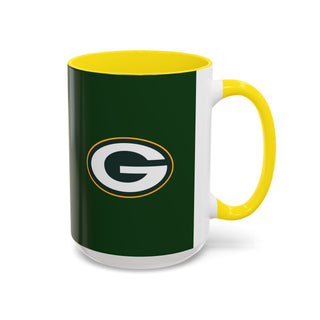 Green Bay Packers Accent Coffee Mug — NFL Team Logo 11/15oz
