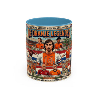 Oranje Legends Portrait Mug | Accent Coffee Mug