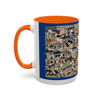 Baseball Legends Collage Mug | Accent Coffee Mug 11oz 15oz