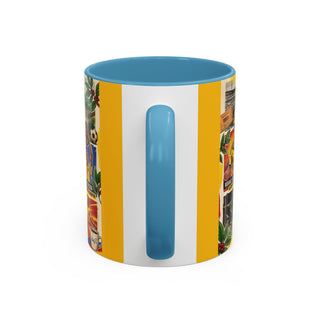 Colombian Football Legends Mug | Los Cafeteros Soccer Collage Coffee Mug