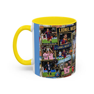 Lionel Messi Legendary Career Mug | World Cup Champion 2022 Accent Coffee Mug