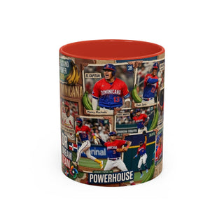 Dominican Baseball Classic Collage Mug | Accent Coffee Mug