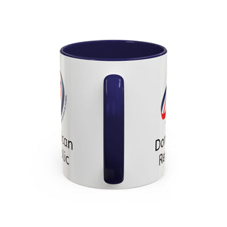 Dominican Republic Football Logo Mug | Accent Coffee Mug 11oz 15oz