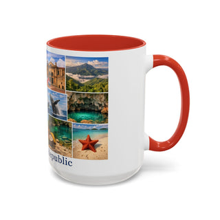 Dominican Republic Photo Collage Mug | Accent Coffee Mug