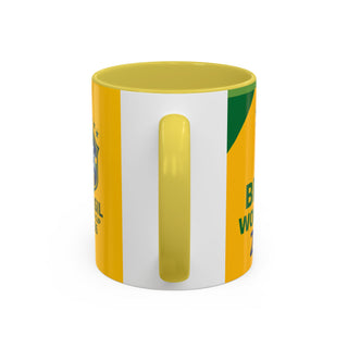 Brasil World Cup 2026 Mug | Yellow Soccer Crest, 11oz or 15oz