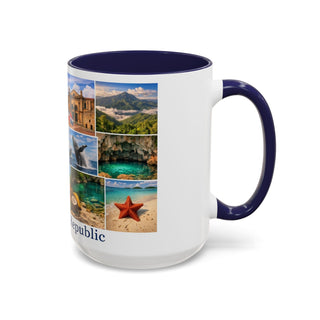 Dominican Republic Photo Collage Mug | Accent Coffee Mug