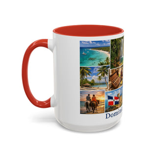 Dominican Republic Photo Collage Mug | Accent Coffee Mug