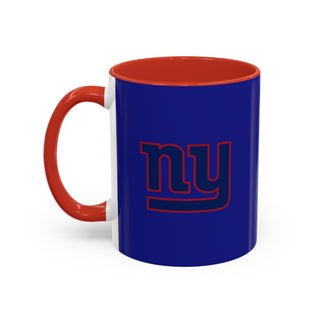 New York Giants Accent Coffee Mug — NFL Team Logo 11/15oz