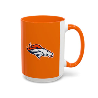 Denver Broncos Accent Coffee Mug — NFL Team Logo 11/15oz