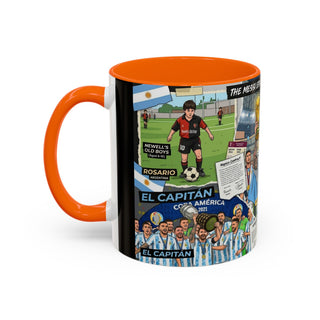 Messi Mugumentary Collage Mug | Accent Coffee Mug