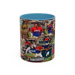 Dominican Baseball Classic Collage Mug | Accent Coffee Mug