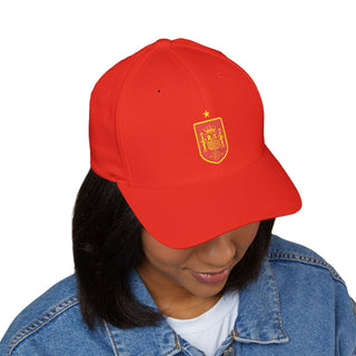 Spain Football Embroidered Cap | Closed-Back Structured Cap