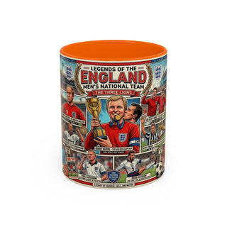 Legends of England Football Players mug | Accent Coffee Mug 11oz 15oz