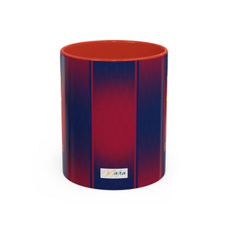 FC Barcelona Crest Coffee Mug | Accent Team Stripe Mug