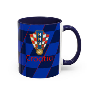 Croatia Football Crest Mug | Accent Coffee Mug 11oz 15oz