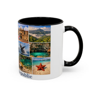 Dominican Republic Photo Collage Mug | Accent Coffee Mug