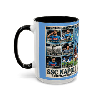 Napoli All-Time Legends Mug | Maradona Collage Coffee Mug