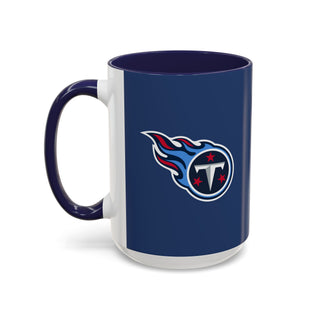 Tennessee Titans Accent Coffee Mug — Navy NFL Logo (11oz & 15oz)
