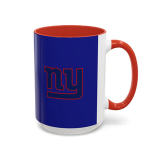 New York Giants Accent Coffee Mug — NFL Team Logo 11/15oz