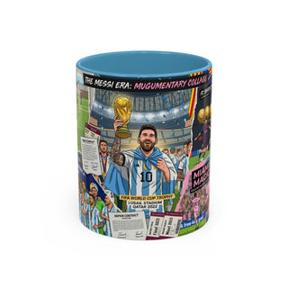 Messi Mugumentary Collage Mug | Accent Coffee Mug