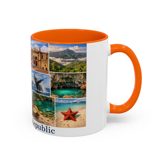 Dominican Republic Photo Collage Mug | Accent Coffee Mug