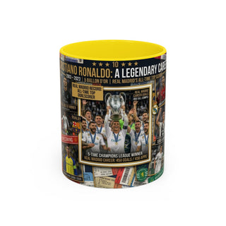 Cristiano Ronaldo Champions League Collage Mug | Coffee Cup
