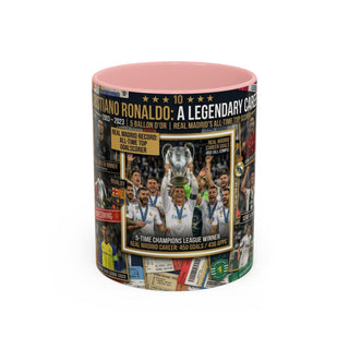 Cristiano Ronaldo Champions League Collage Mug | Coffee Cup